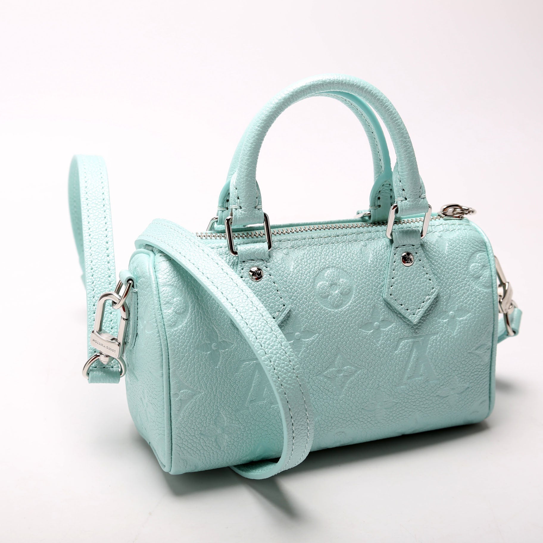 Louis Vuitton Speedy Empreinte Blue Nano Handbag