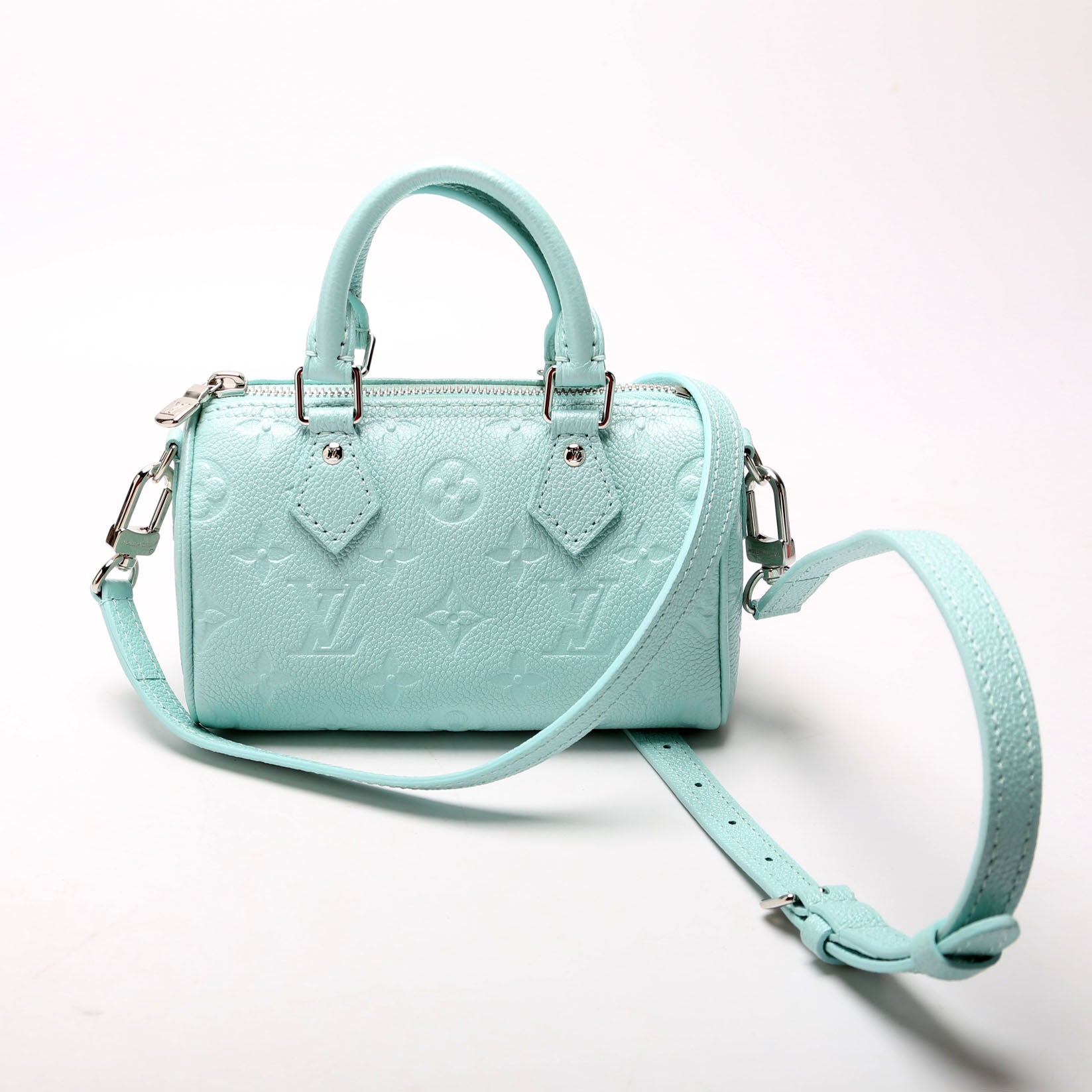 Louis Vuitton Speedy Empreinte Blue Nano Handbag
