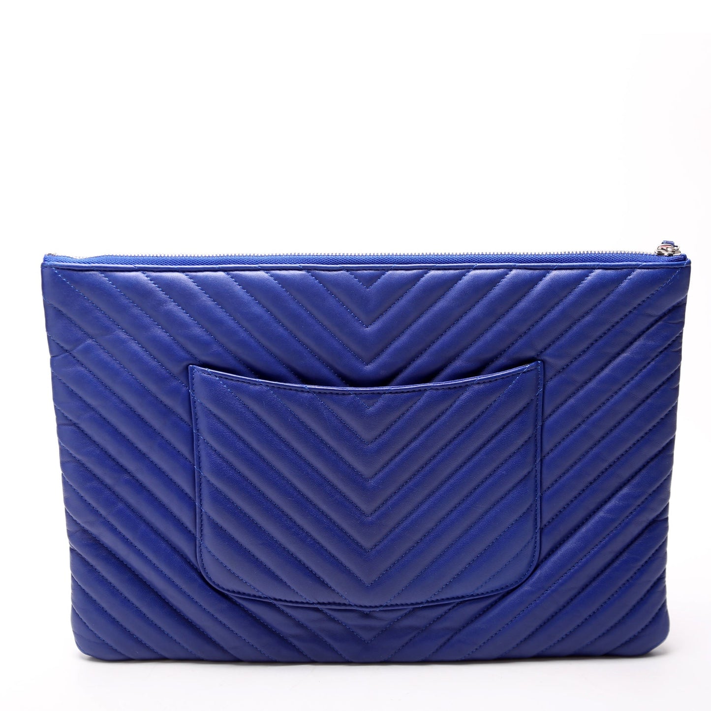 Chanel O Case Large Blue