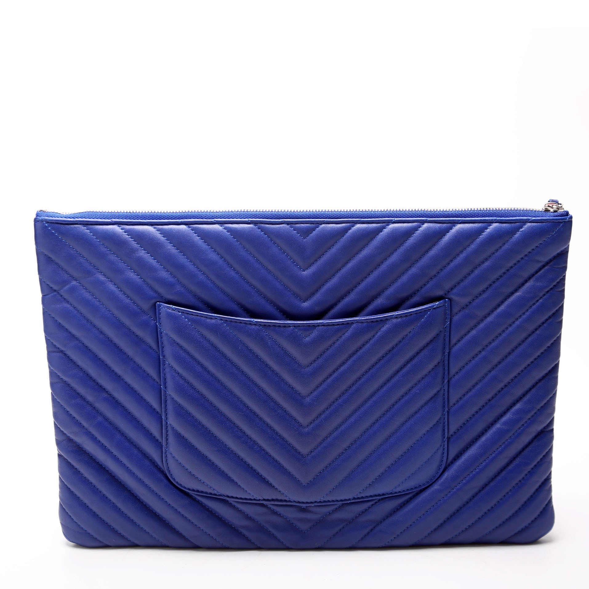 Chanel O Case Large Blue