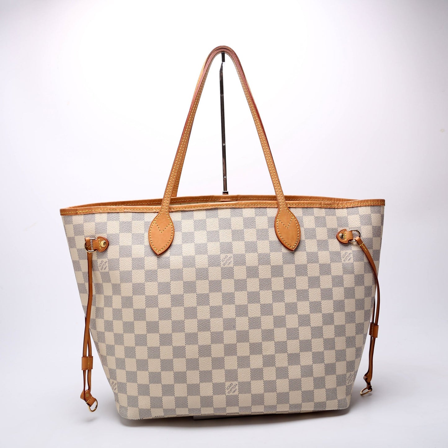 Louis Vuitton Neverfull MM W Azur Damier Wallet Case Azur 13