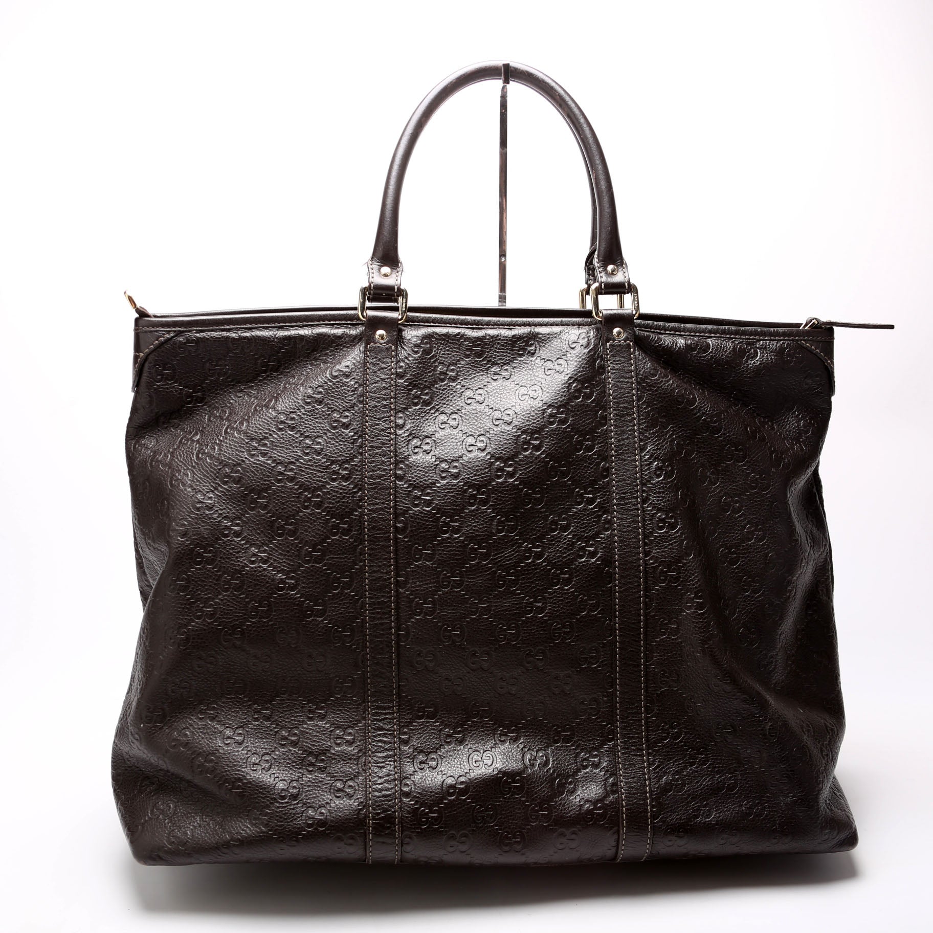 Gucci Guccissima Brown Large Tote Bag