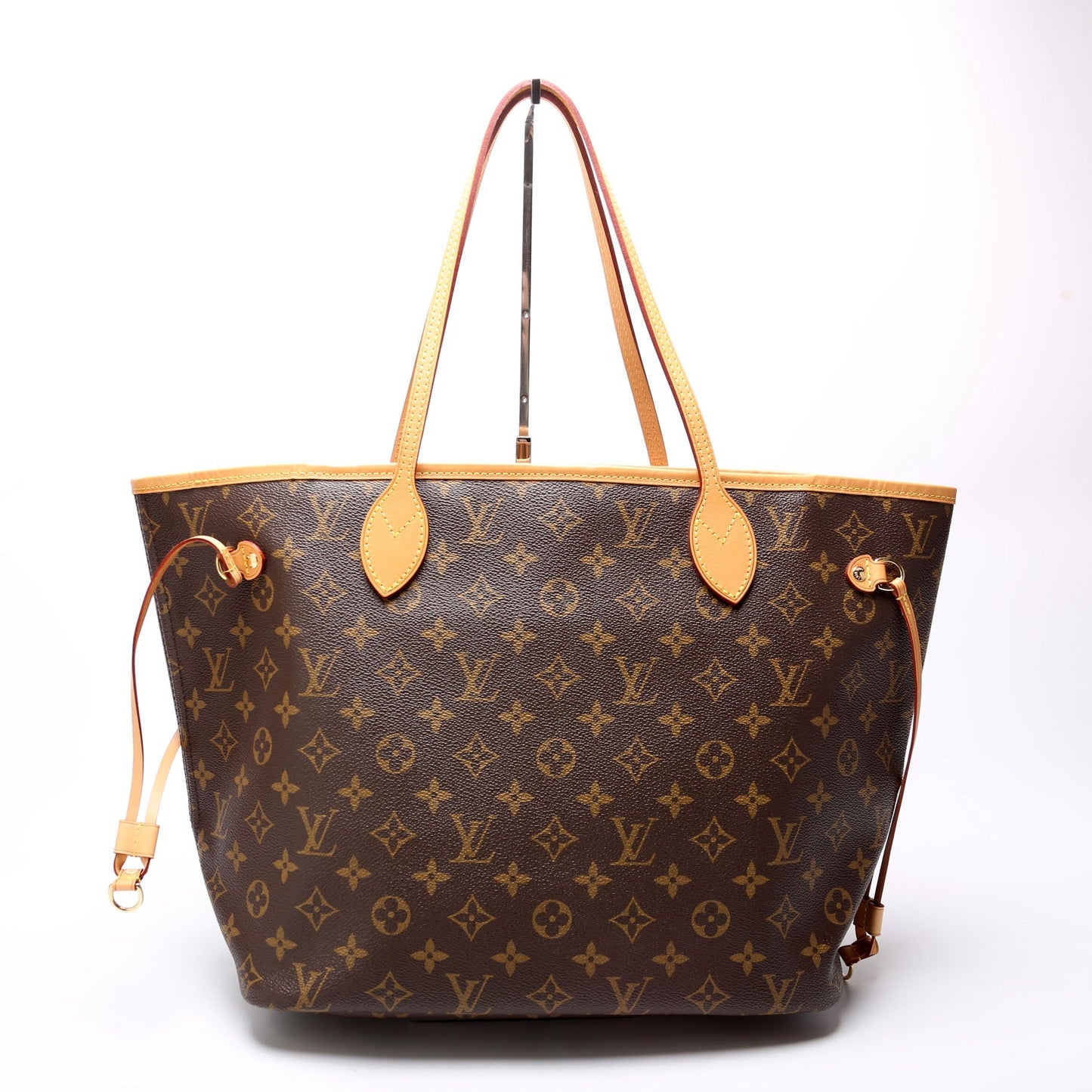 Louis Vuitton Neverfull MM Monogram Beige Tote Bag Beige 1