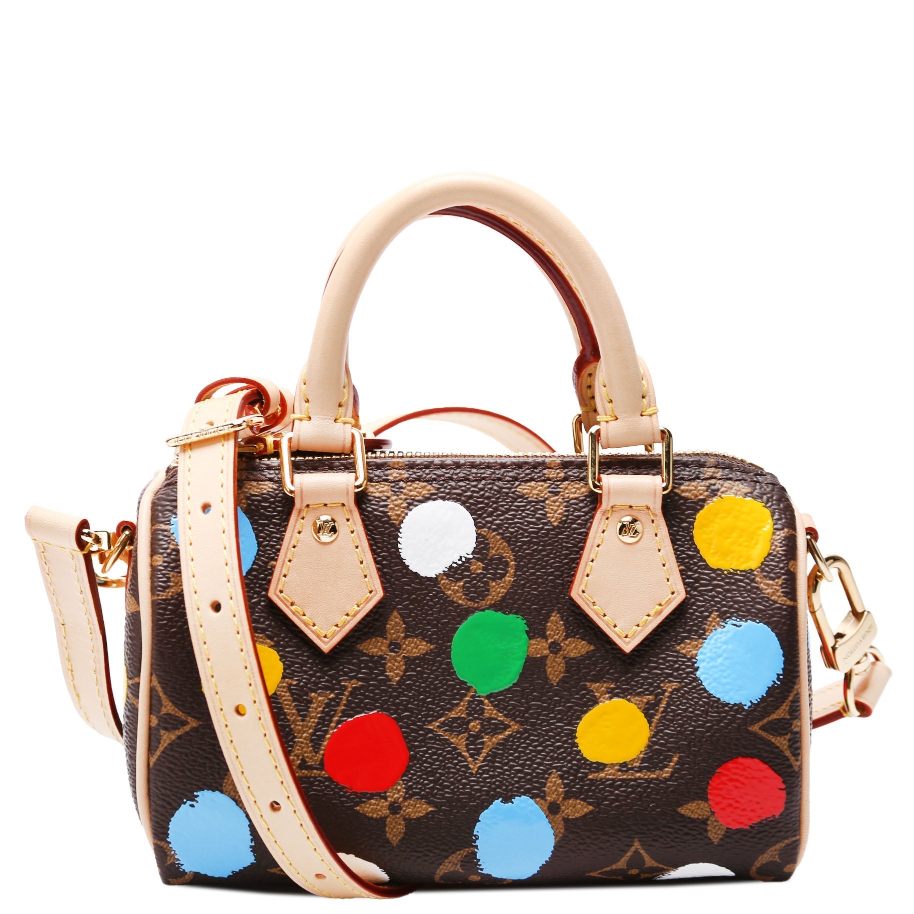 Louis Vuitton X YK Speedy Dots Monogram Nano Handbag