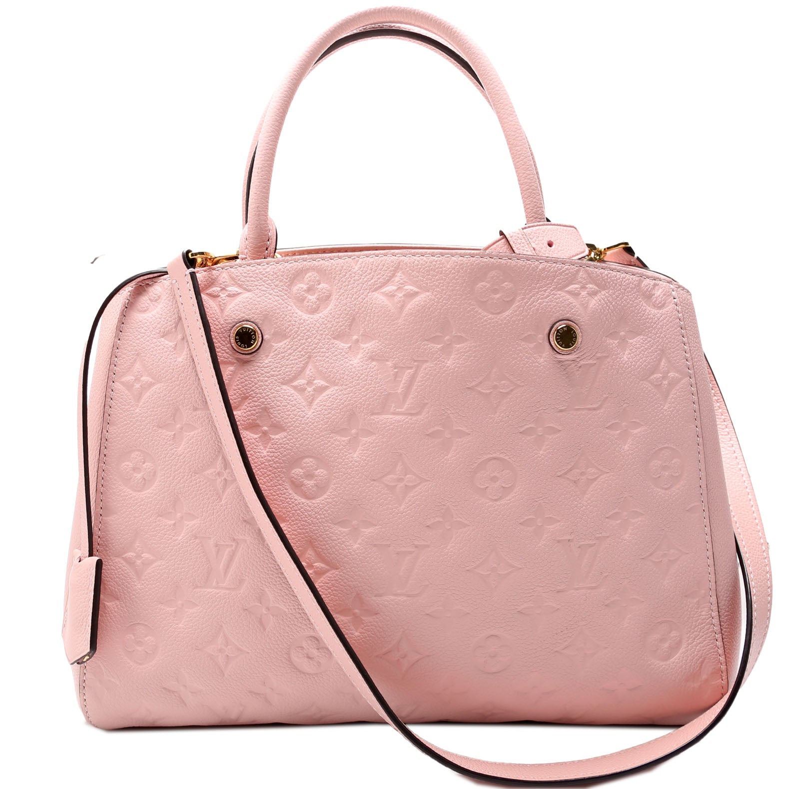 Louis Vuitton Montaigne MM Empreinte Pink Handbag