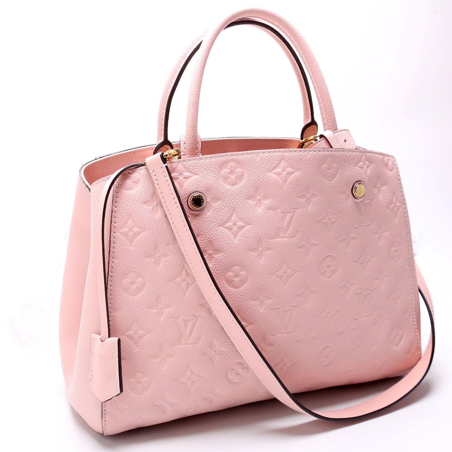 Louis Vuitton Montaigne MM Empreinte Pink Handbag