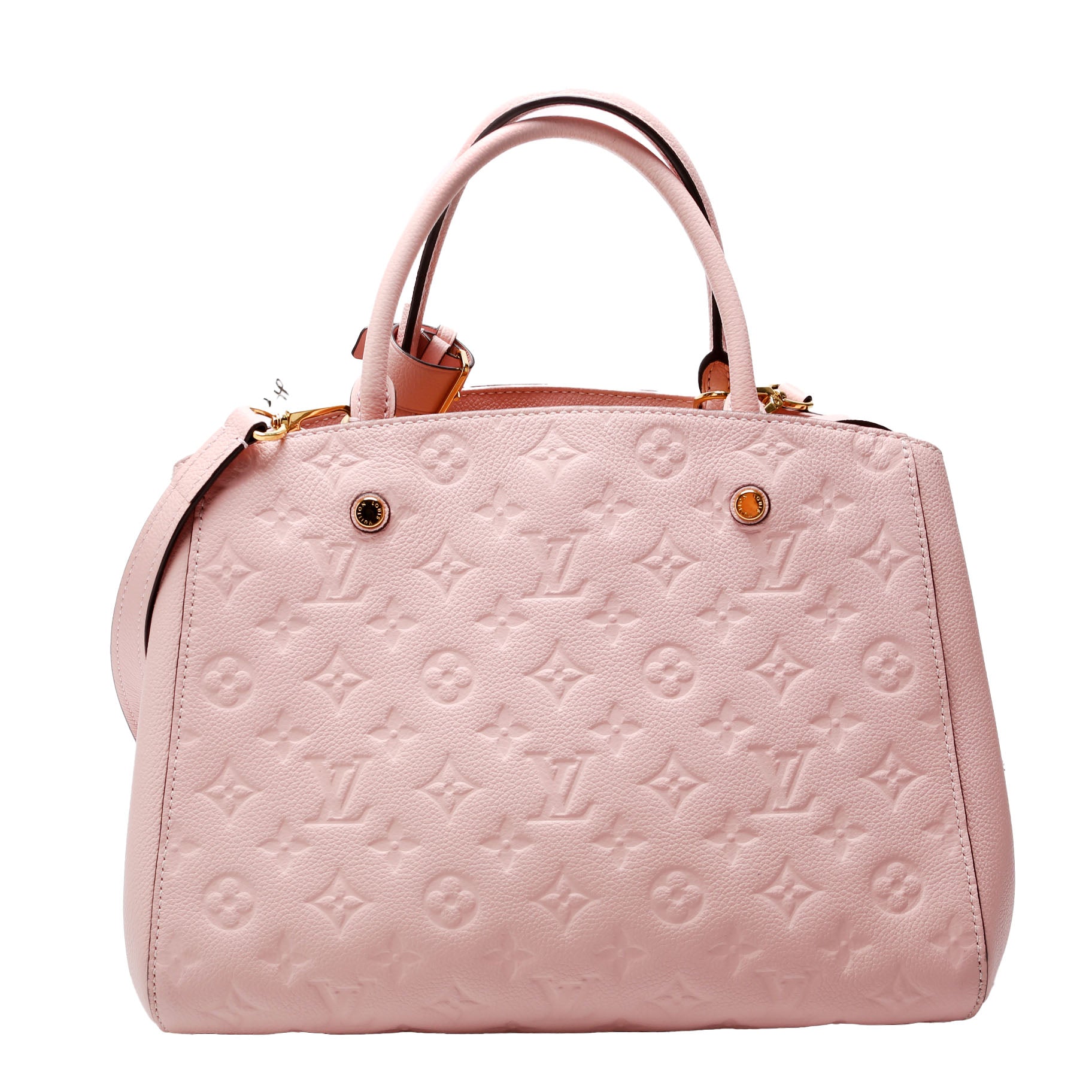 Louis Vuitton Montaigne MM Empreinte Pink Handbag