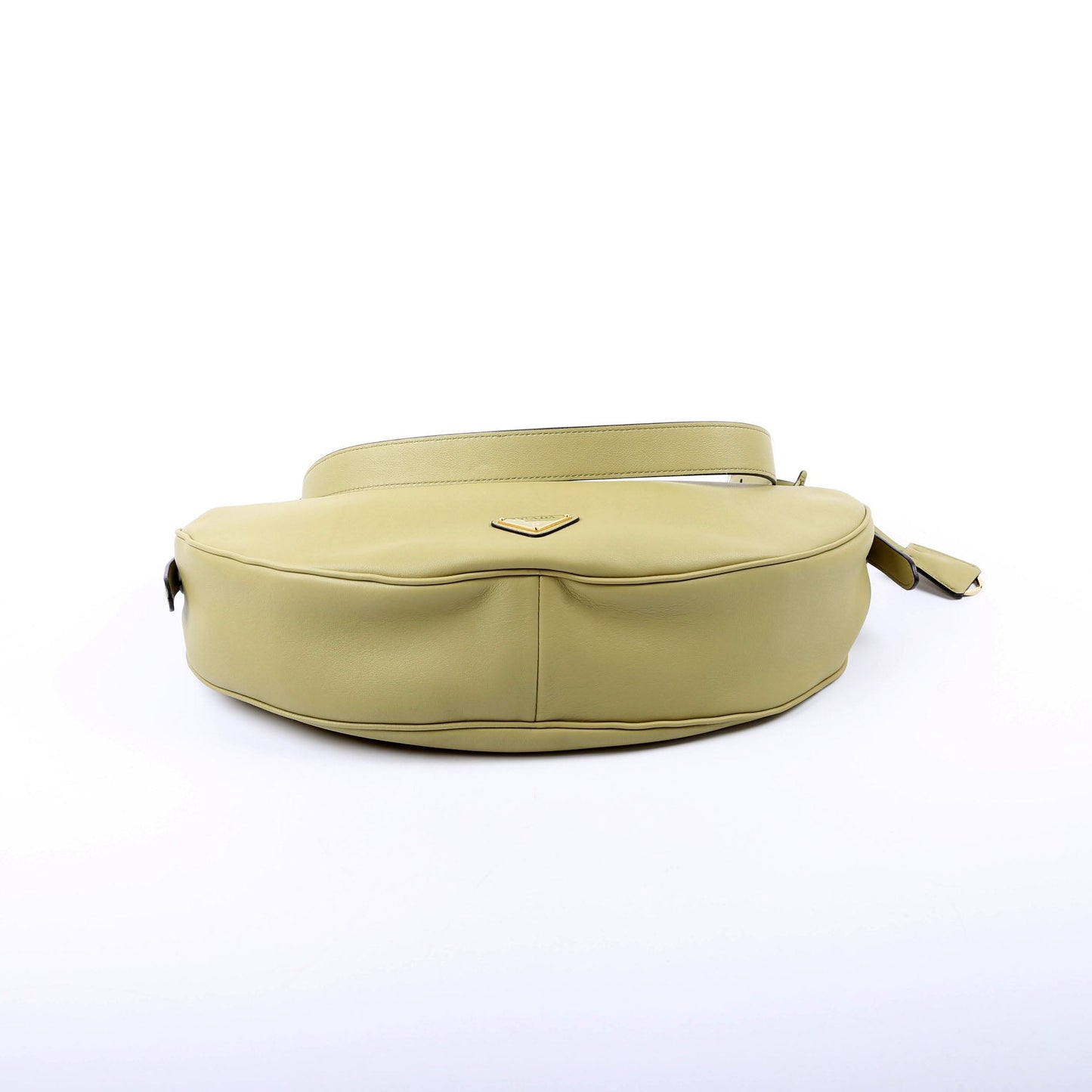 Prada Demi Lune Calfskin Shoulder Bag Large