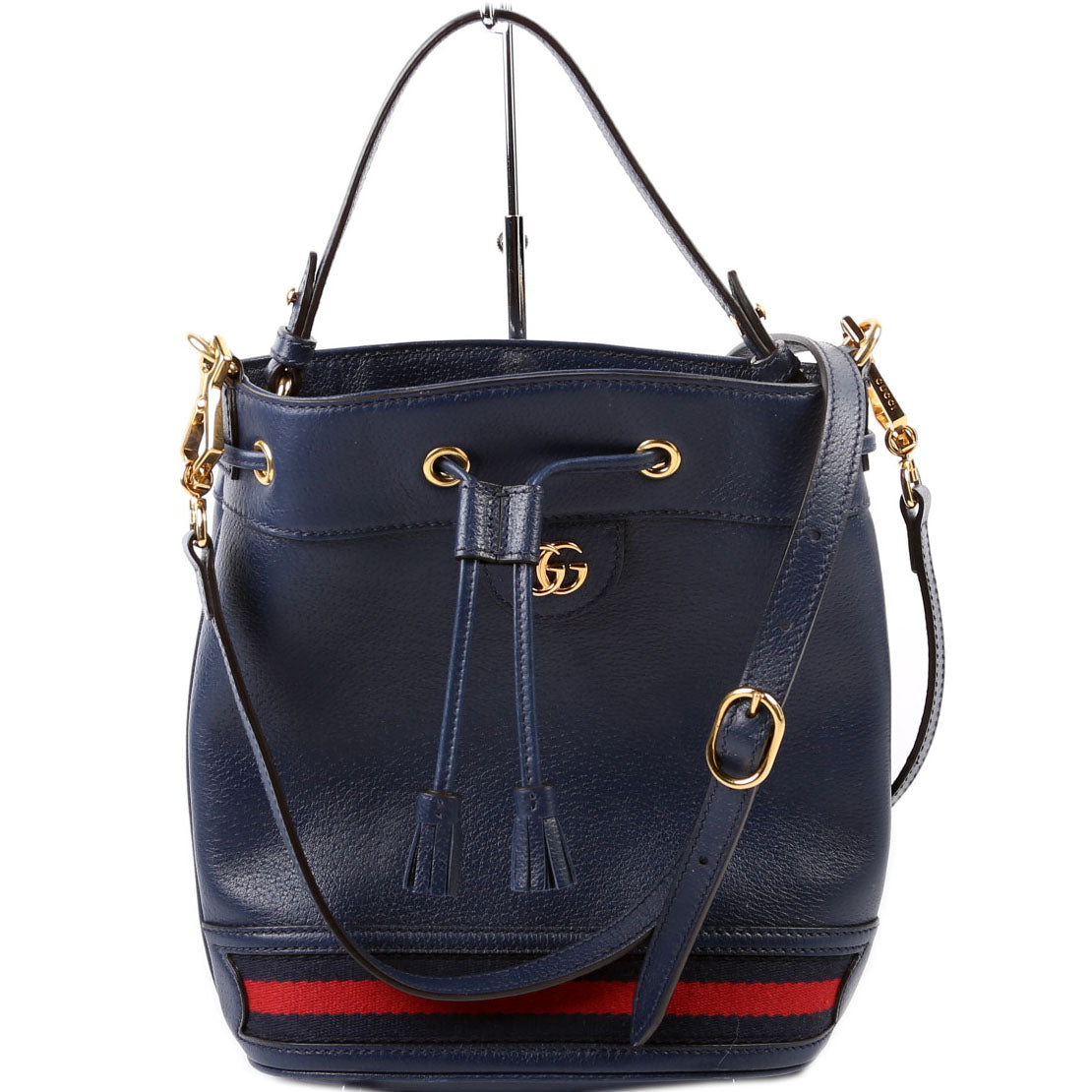 Gucci Ophidia Navy Bucket Bag