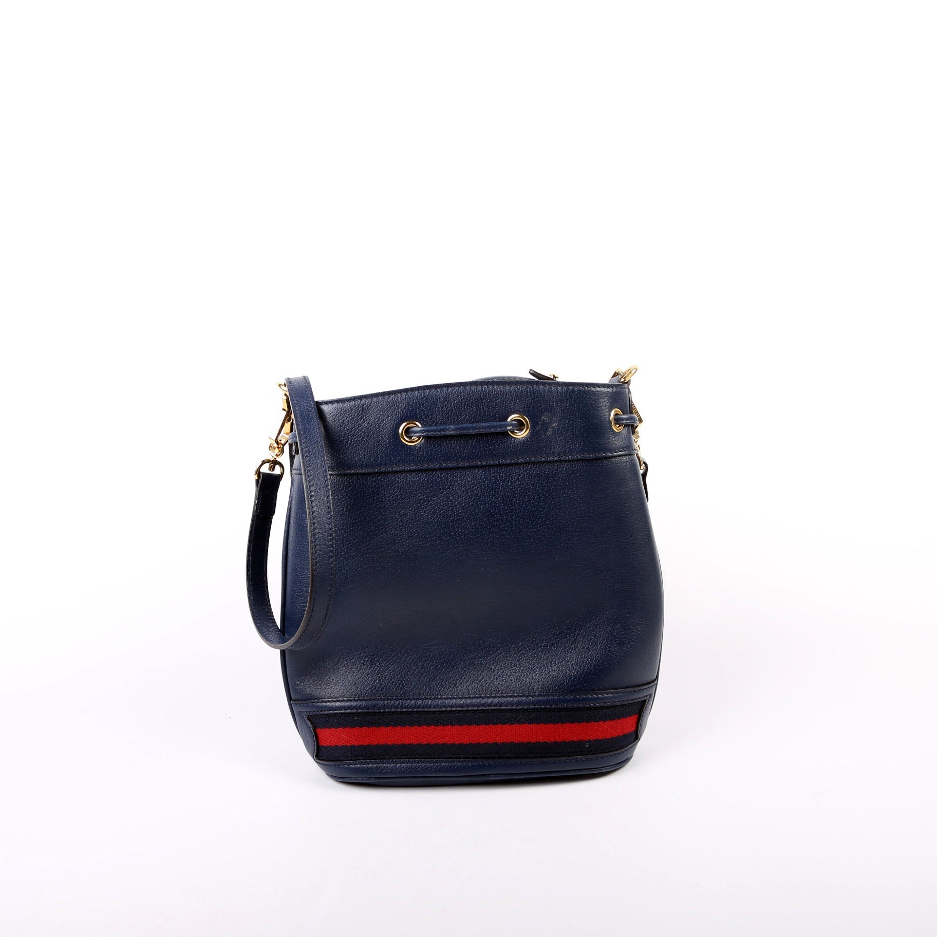 Gucci Ophidia Navy Bucket Bag
