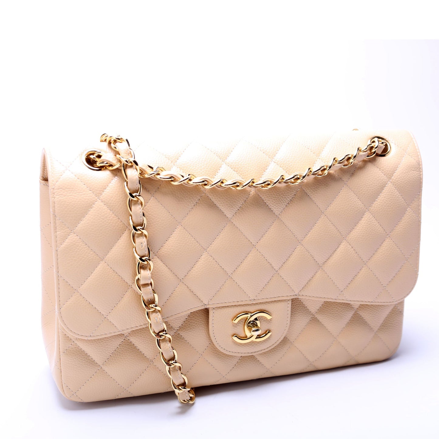 Chanel Classic Flap Jumbo Caviar 25-28M Handbag