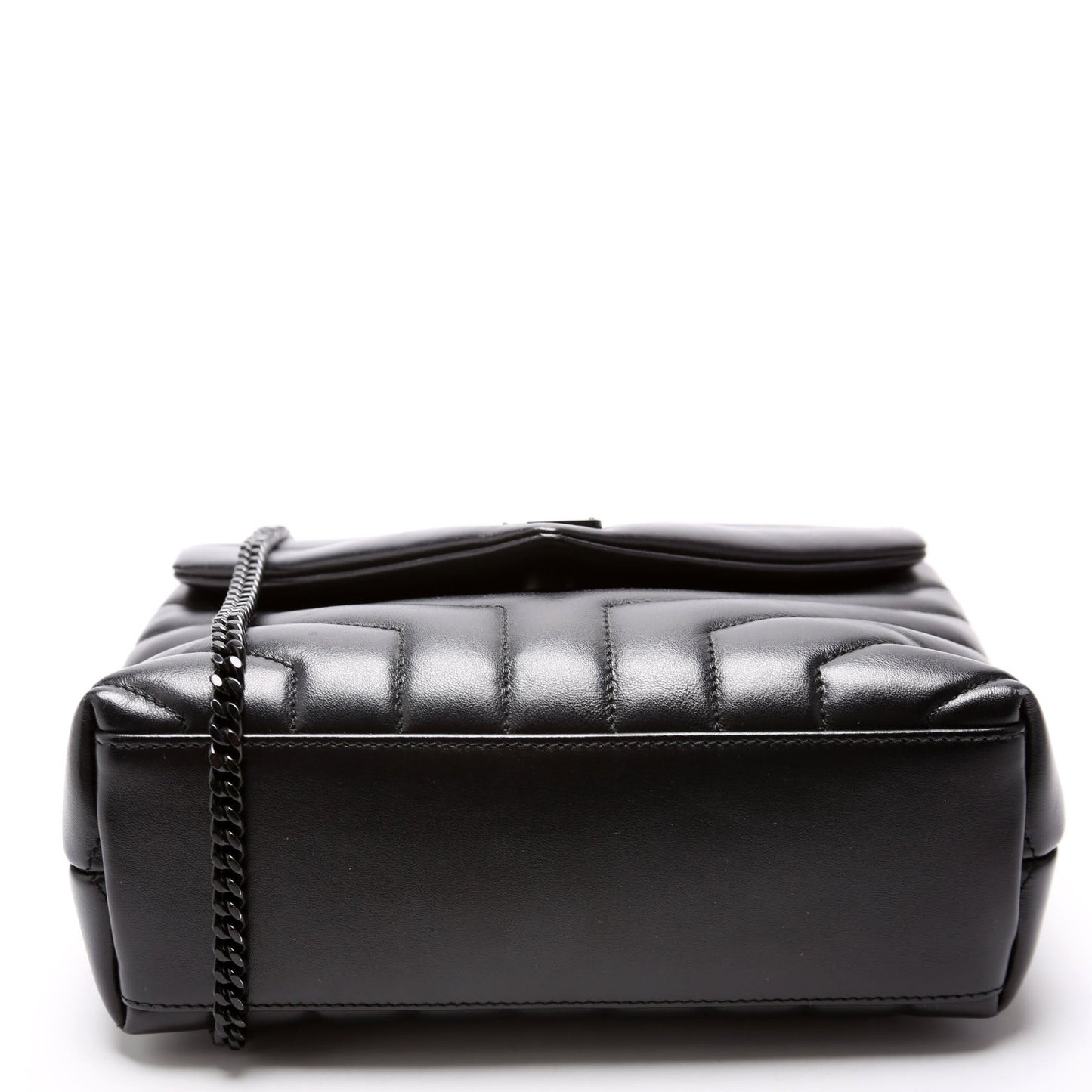 YSL Saint Laurent Loulou Satchel Bag Black Small 494699 Black 1