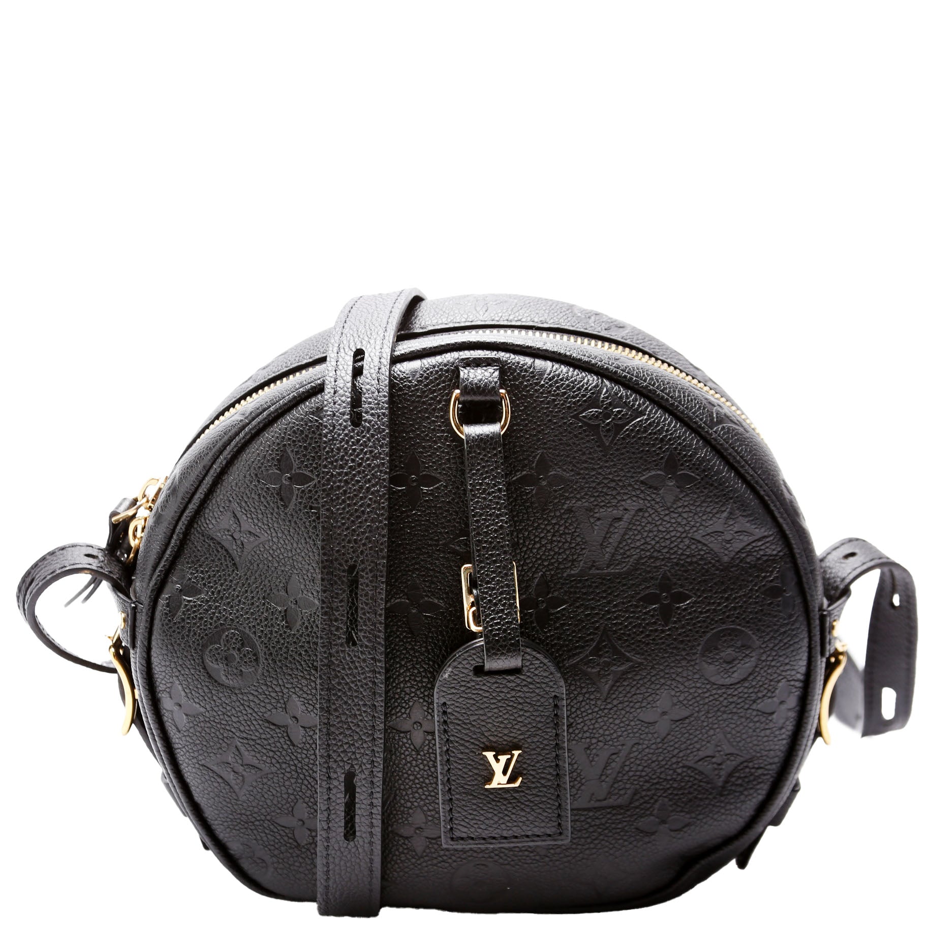 Louis Vuitton Boite Chapeau Souple MM Empreinte Black Handbag Empreinte Black