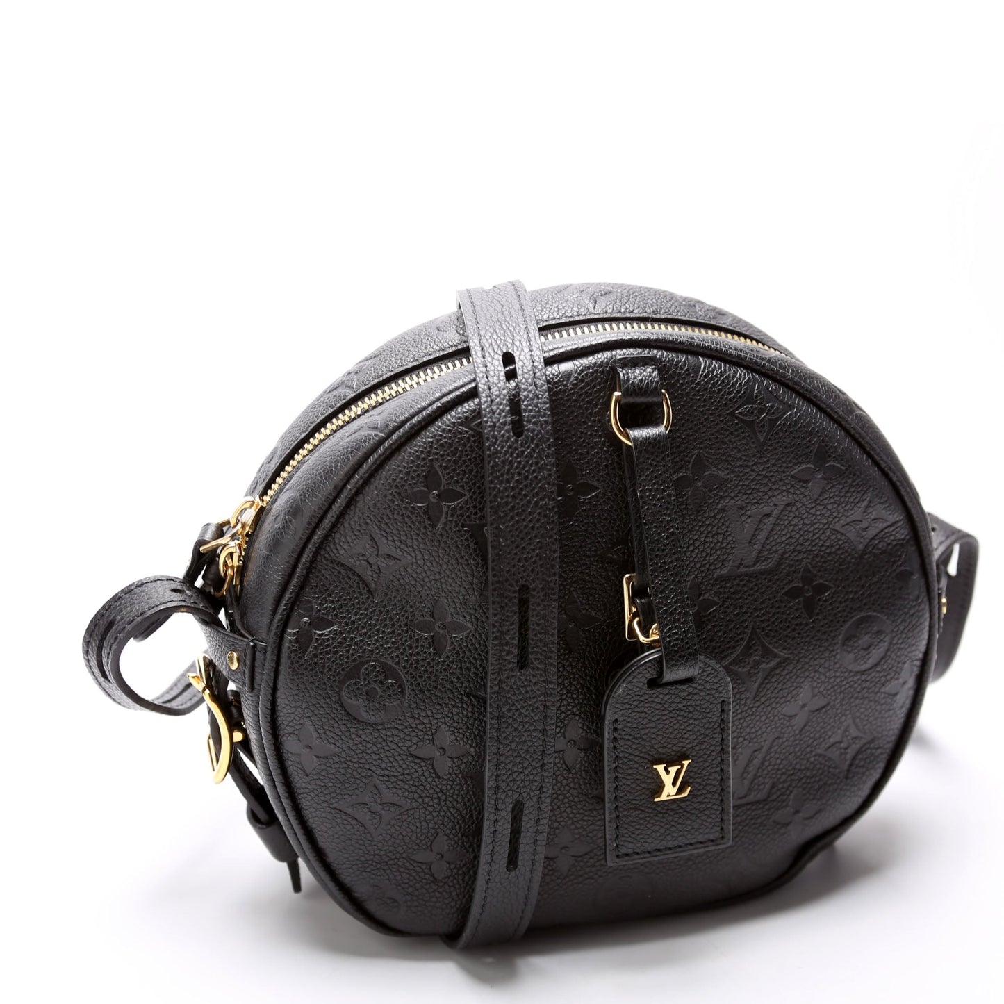 Louis Vuitton Boite Chapeau Souple MM Empreinte Black Handbag Empreinte Black