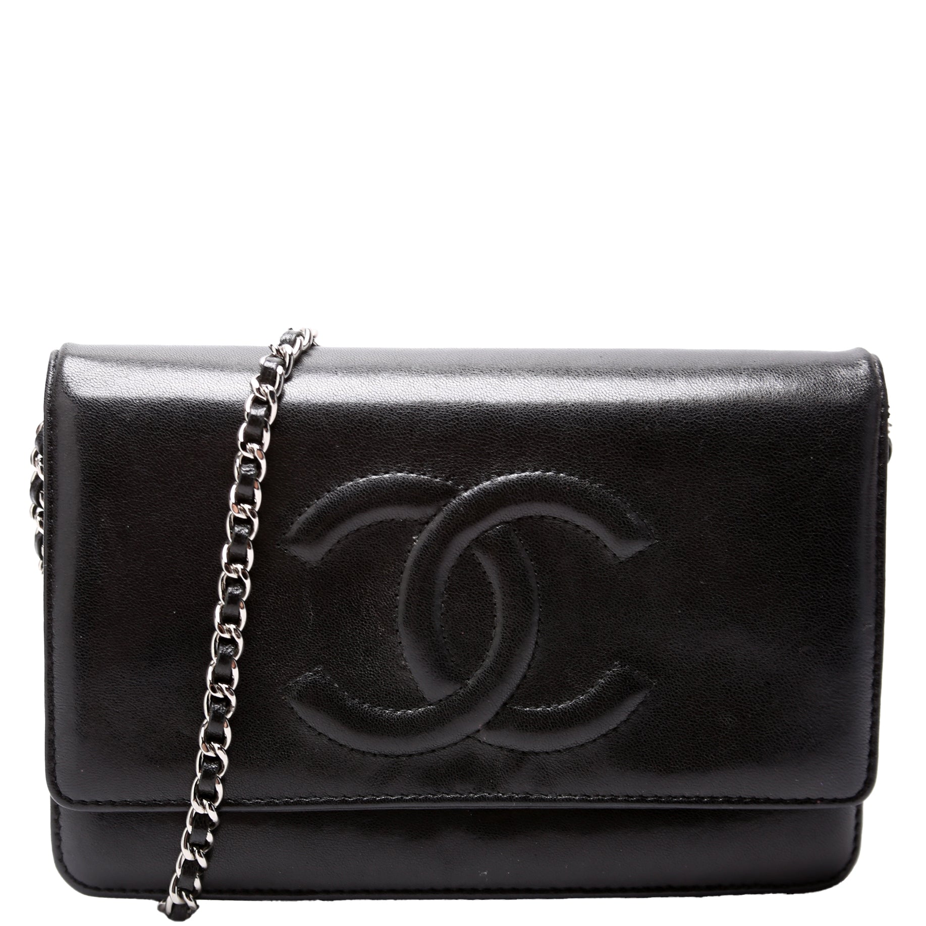 Chanel On Timeless CC Lambskin Wallet Case