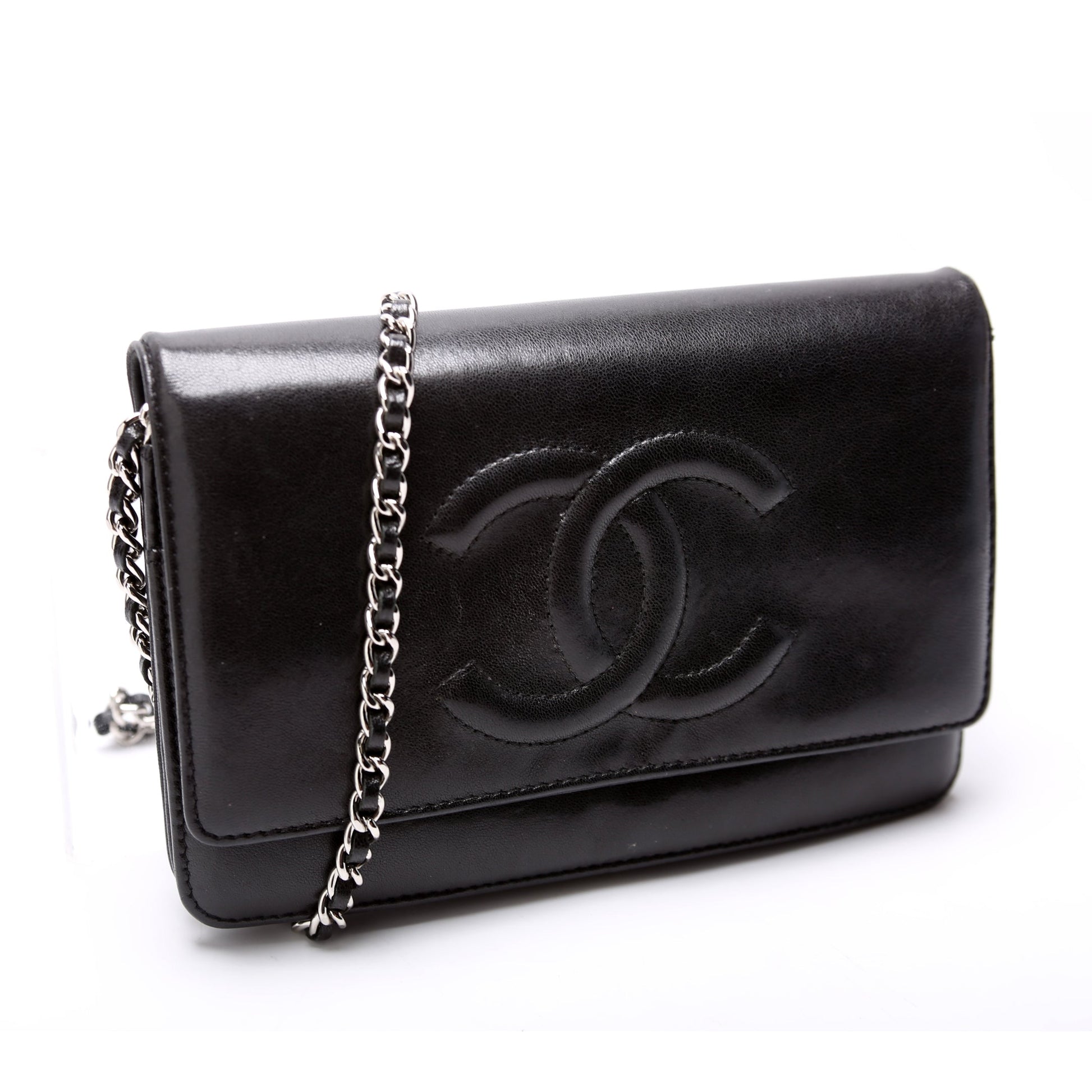 Chanel On Timeless CC Lambskin Wallet Case
