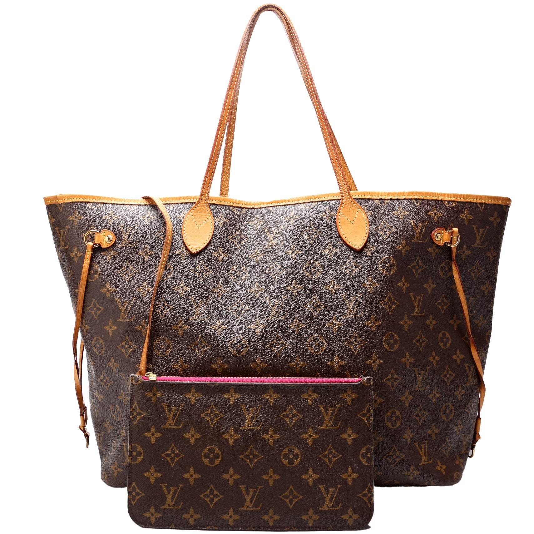 Louis Vuitton Neverfull GM Berry Monogram Wallet Case