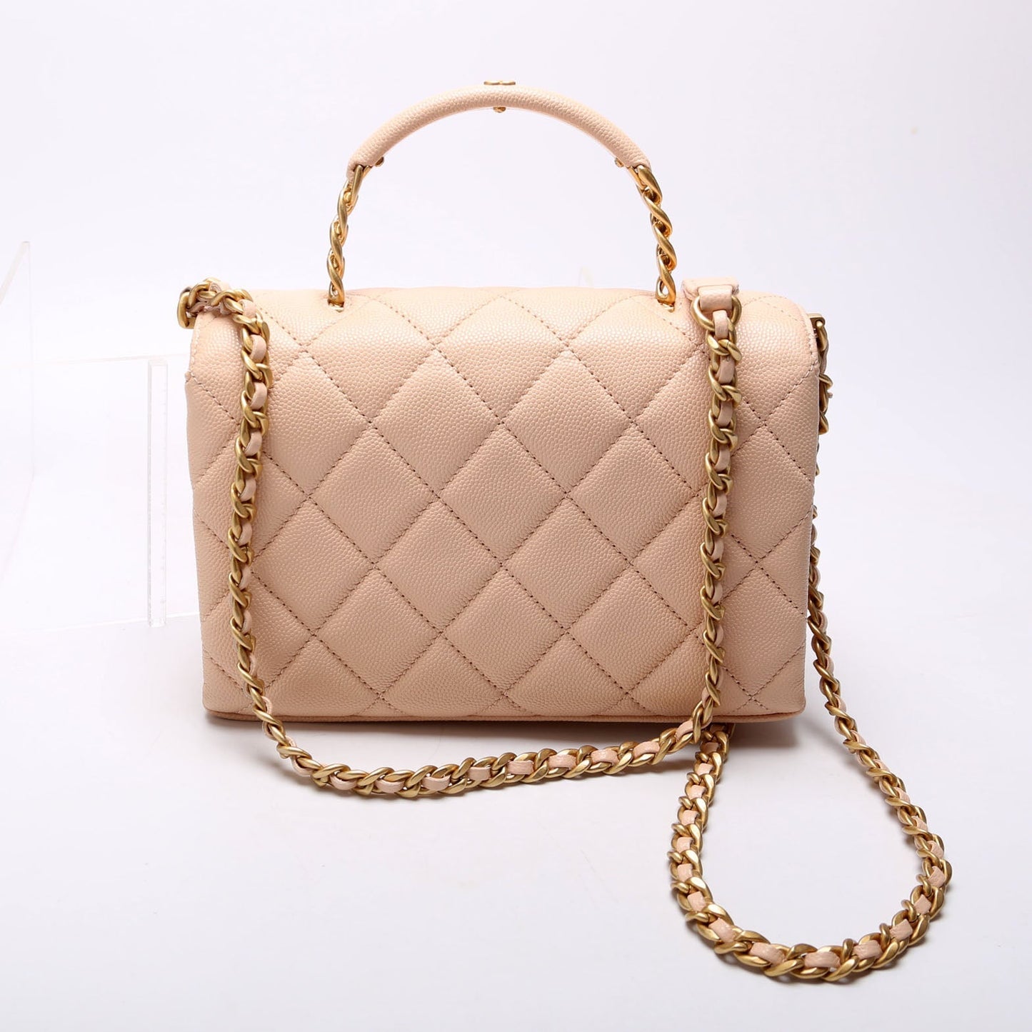 Chanel Carry Me Top Handle Caviar RFID Small Handbag