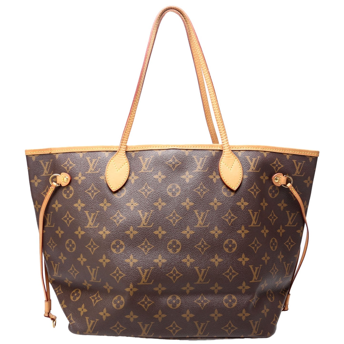 Louis Vuitton Neverfull MM Monogram Beige Tote Bag Beige 4