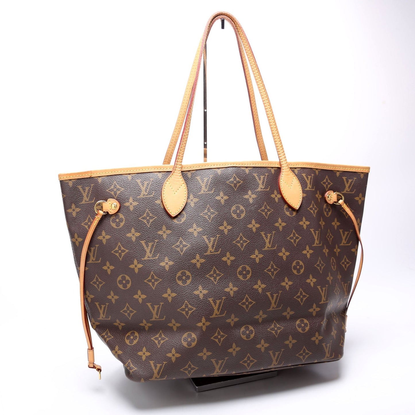 Louis Vuitton Neverfull MM Monogram Beige Tote Bag Beige 4