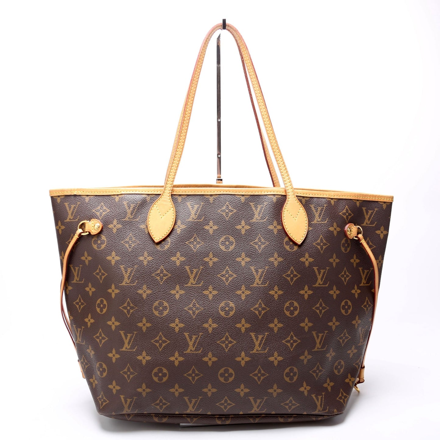 Louis Vuitton Neverfull MM Monogram Beige Tote Bag Beige 4