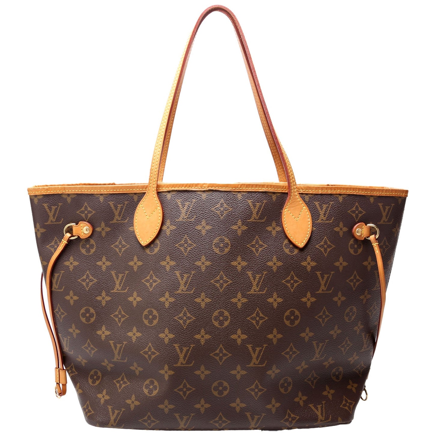 Louis Vuitton Neverfull MM Monogram Beige Tote Bag Beige 3