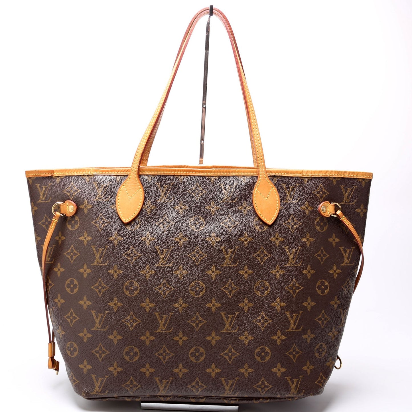 Louis Vuitton Neverfull MM Monogram Beige Tote Bag Beige 3