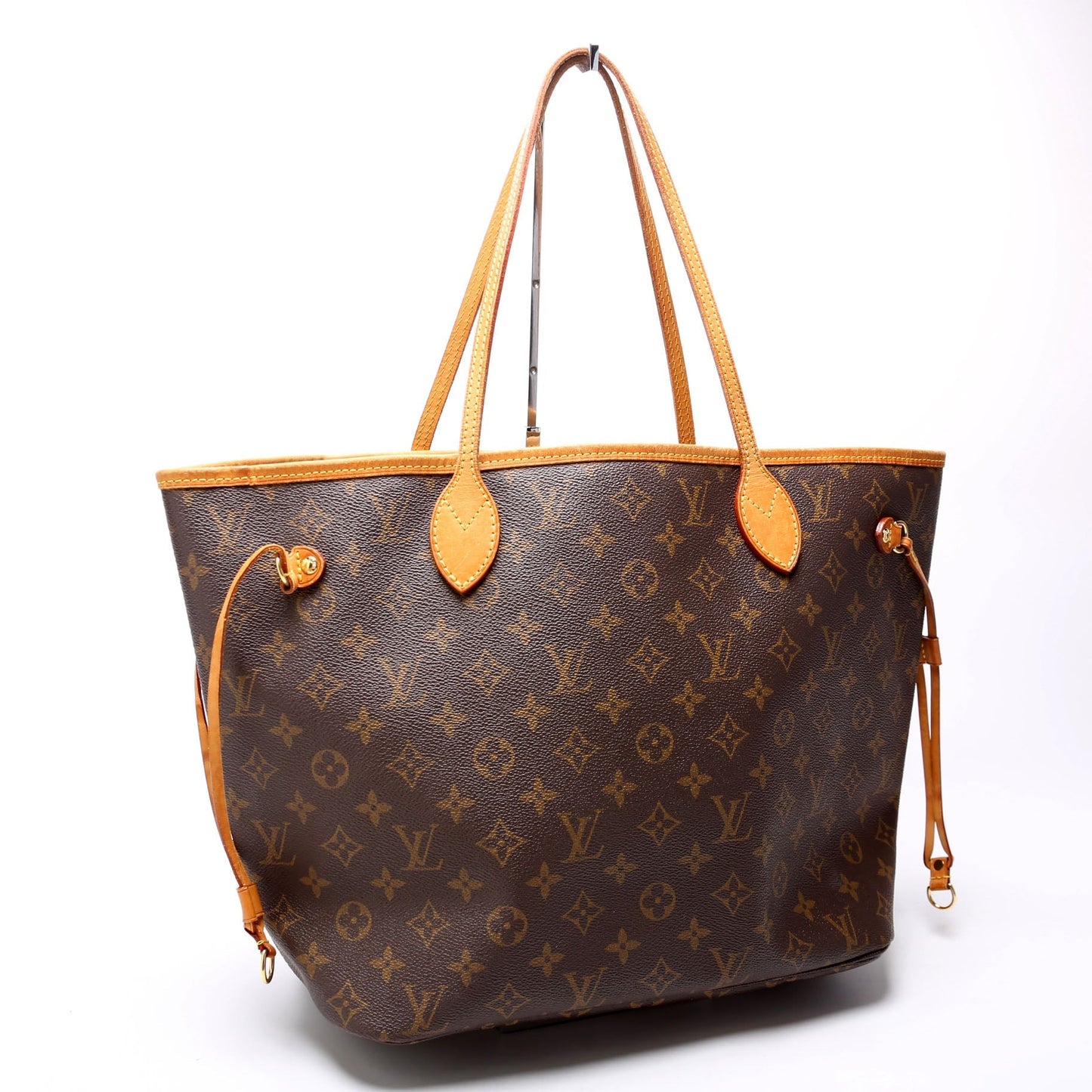 Louis Vuitton Neverfull MM Monogram Beige Tote Bag Beige 2