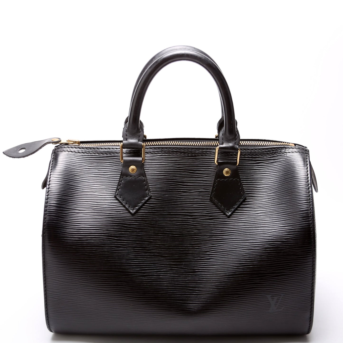 Louis Vuitton Speedy 25 Black Epi Handbag Black 1