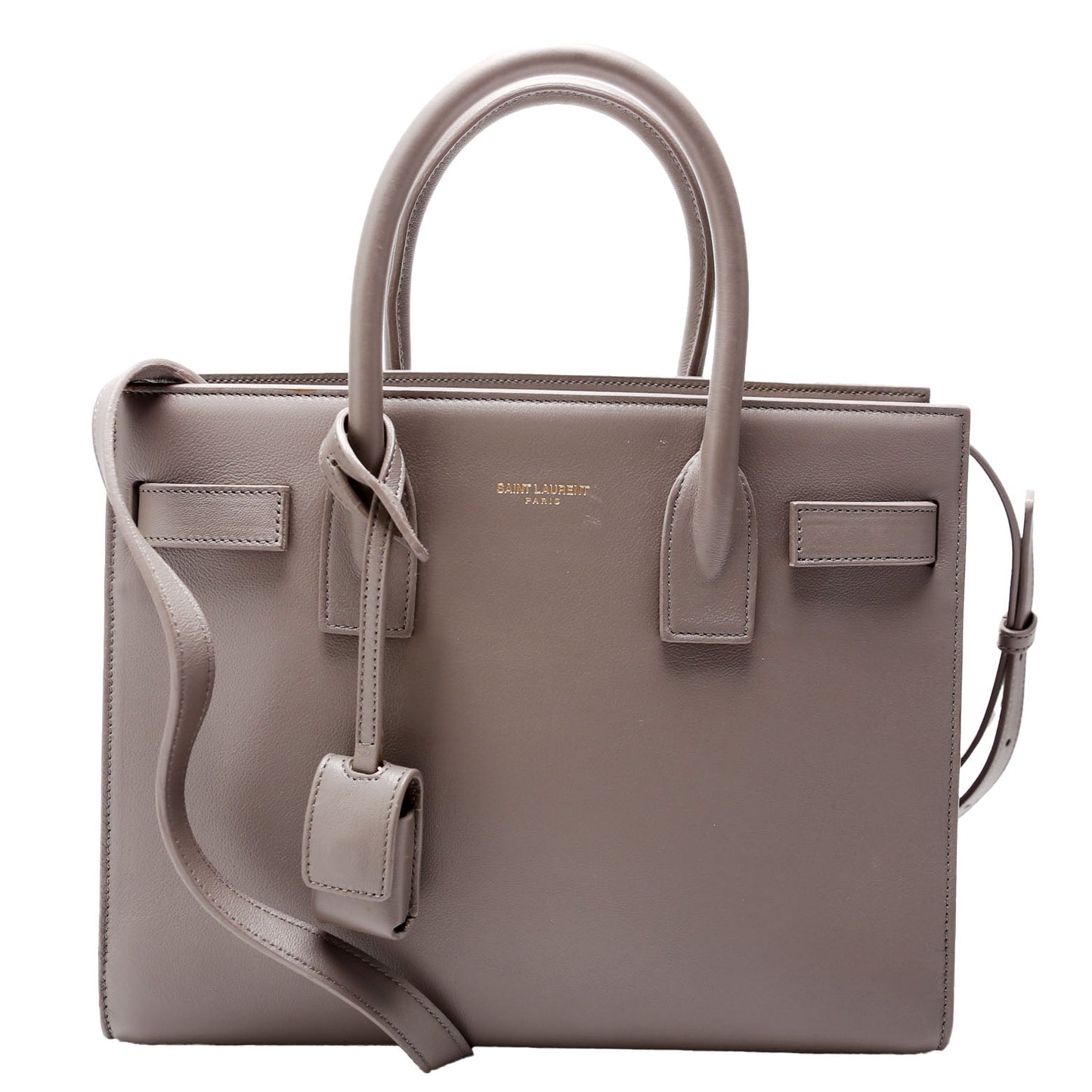 YSL Saint Laurent Saint Laurent Sac De Jour Baby Gray Travel Bag