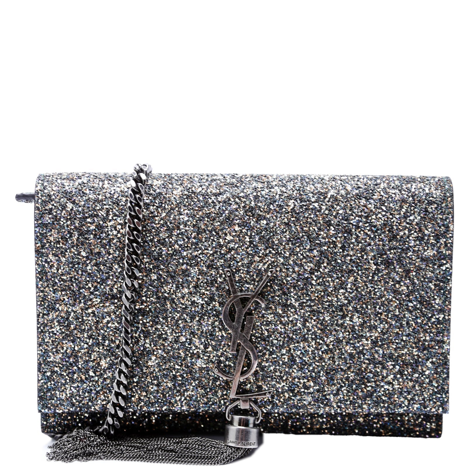 YSL Saint Laurent Saint Laurent Kate Tassel Glitter Bag Travel Bag