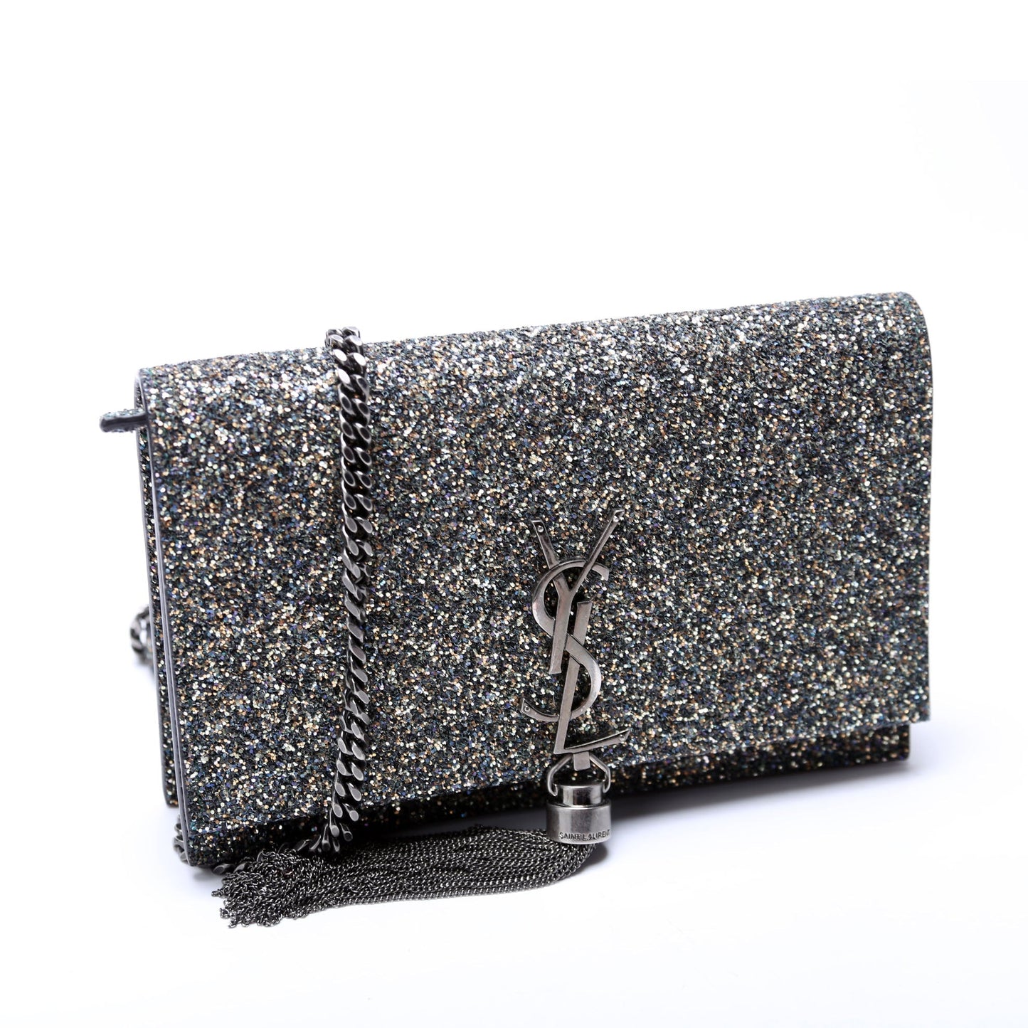 YSL Saint Laurent Saint Laurent Kate Tassel Glitter Bag Travel Bag