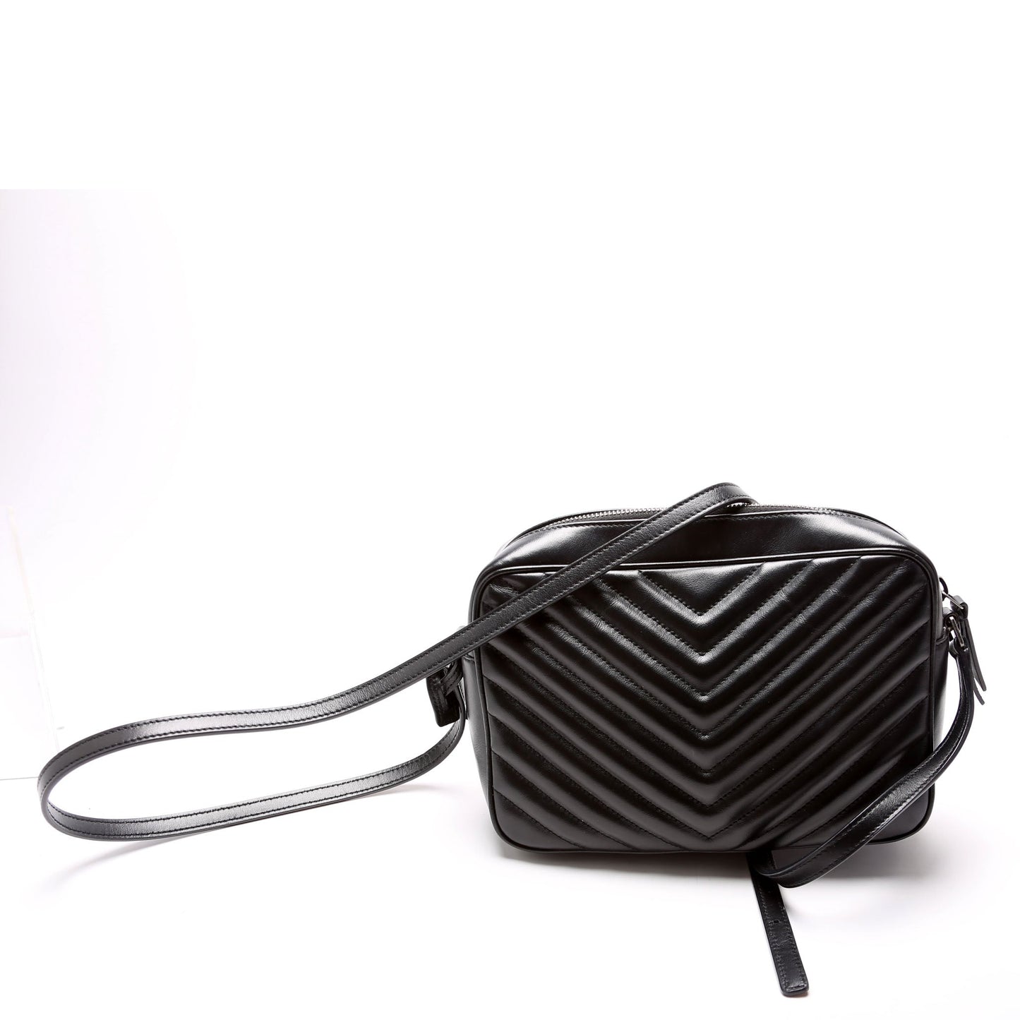 YSL Saint Laurent Lou Camera Bag Quilted Black Travel Bag Quilted 612544 Black