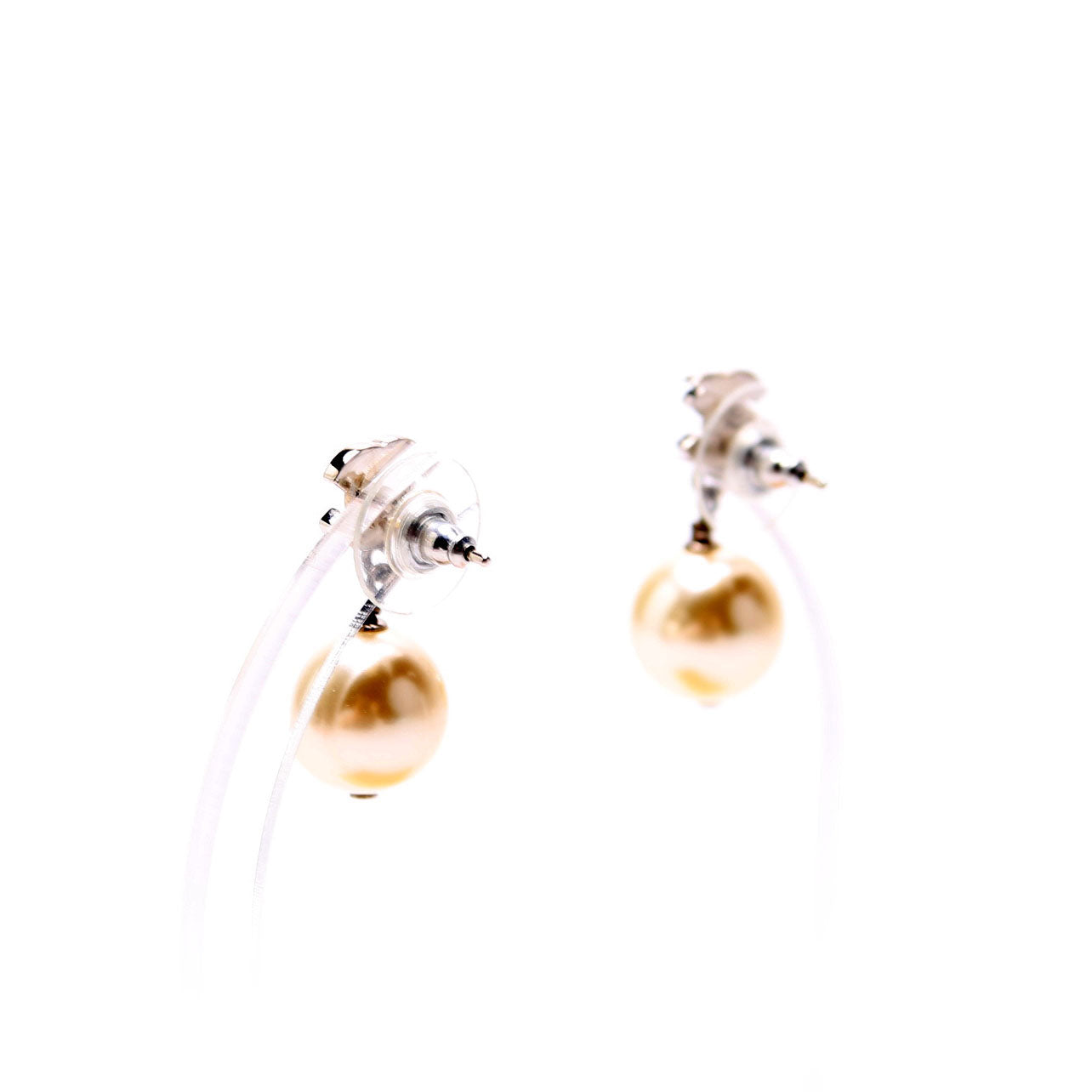 Chanel CC Crystal Pearl Drop