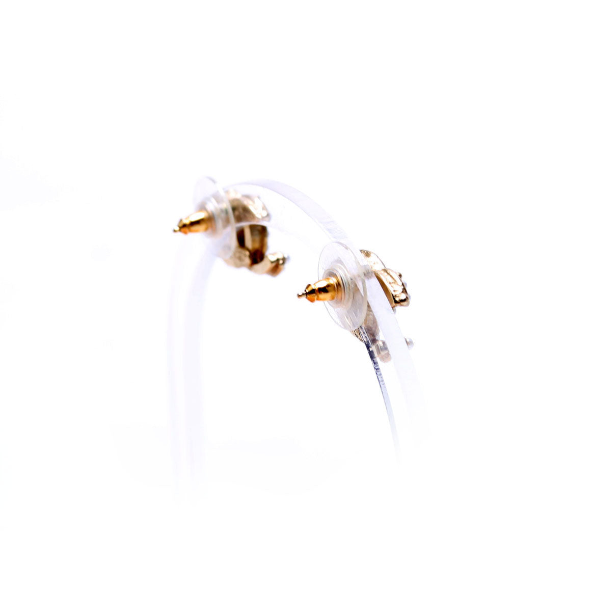 Chanel CC Pearl Studs