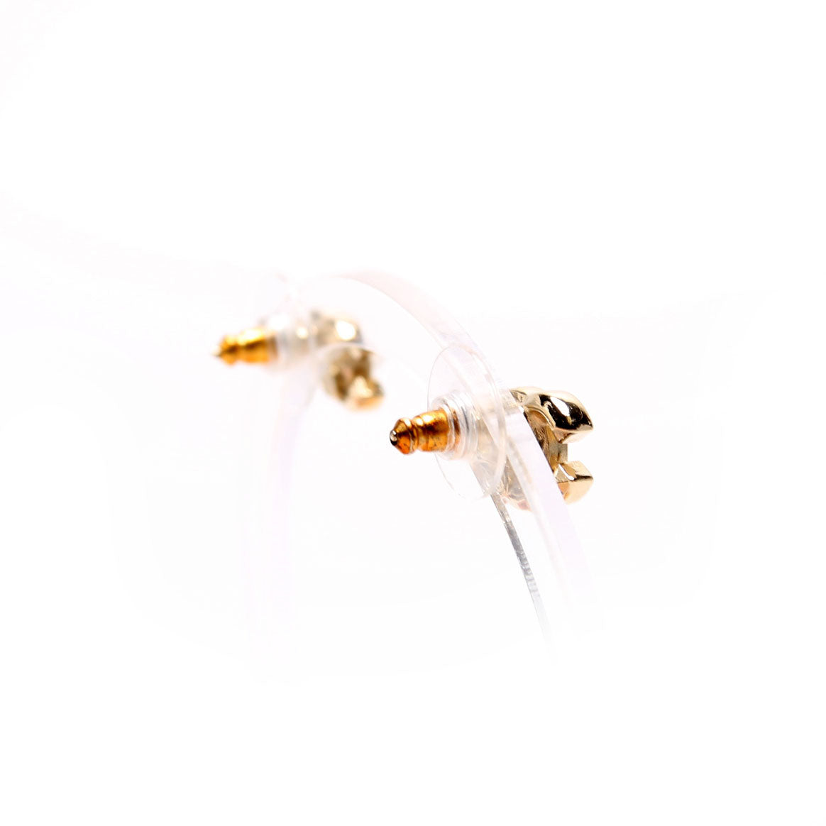 Chanel CC Crystal Pearl Studs