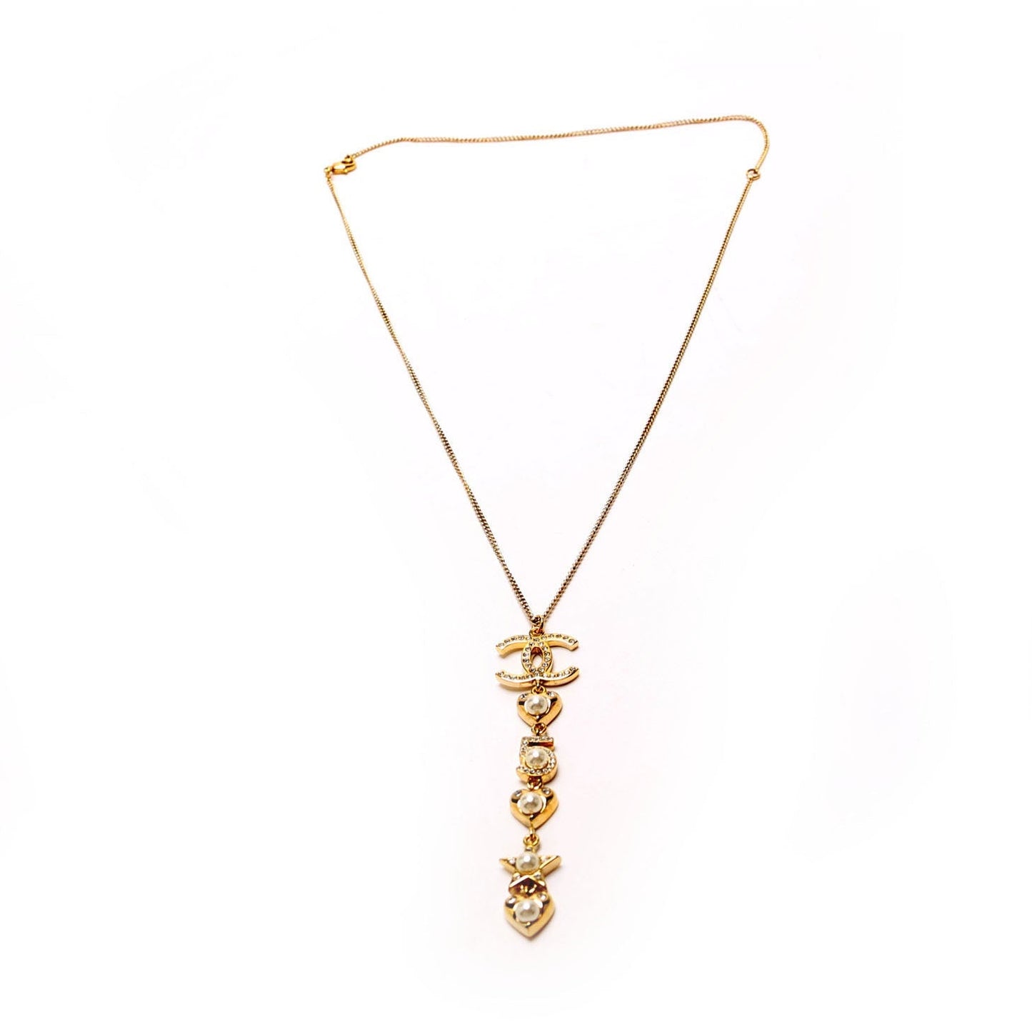 Chanel Crystal CC Charms Drop