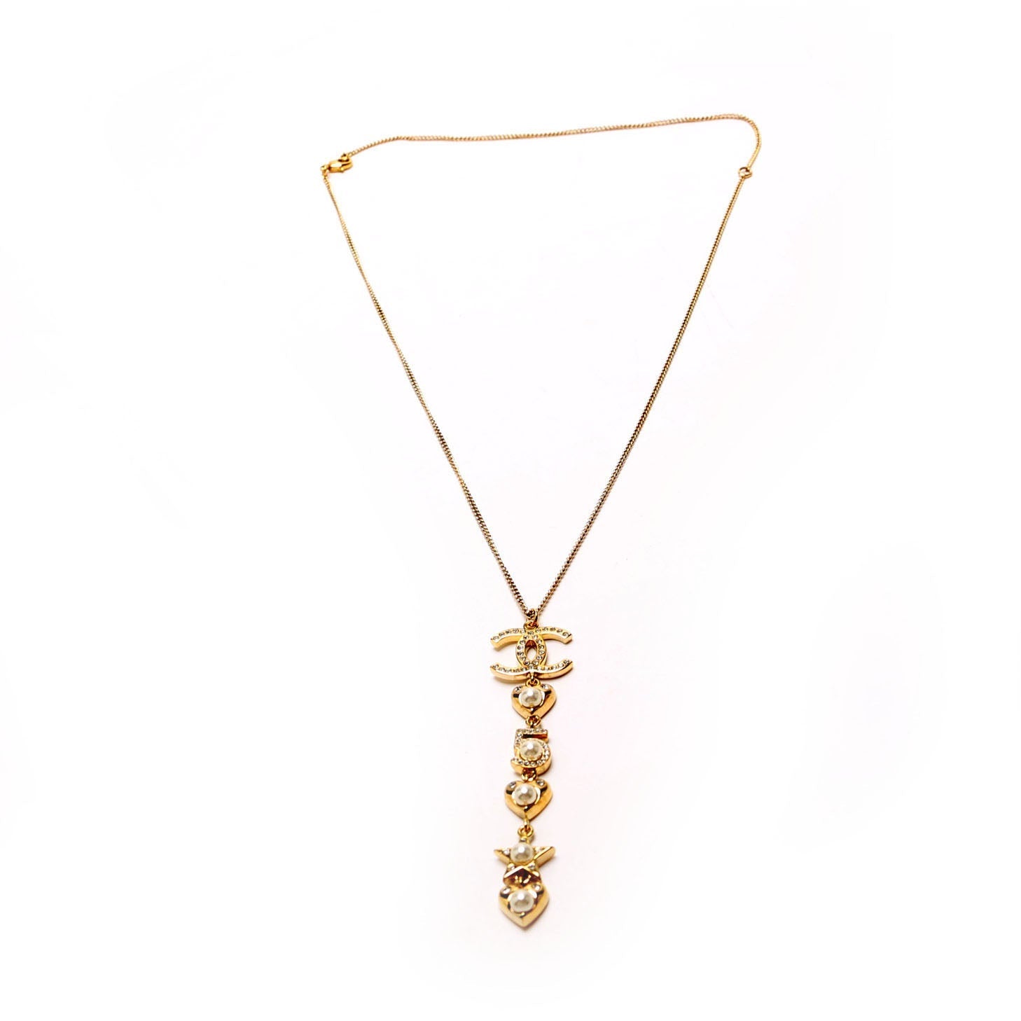 Chanel Crystal CC Charms Drop