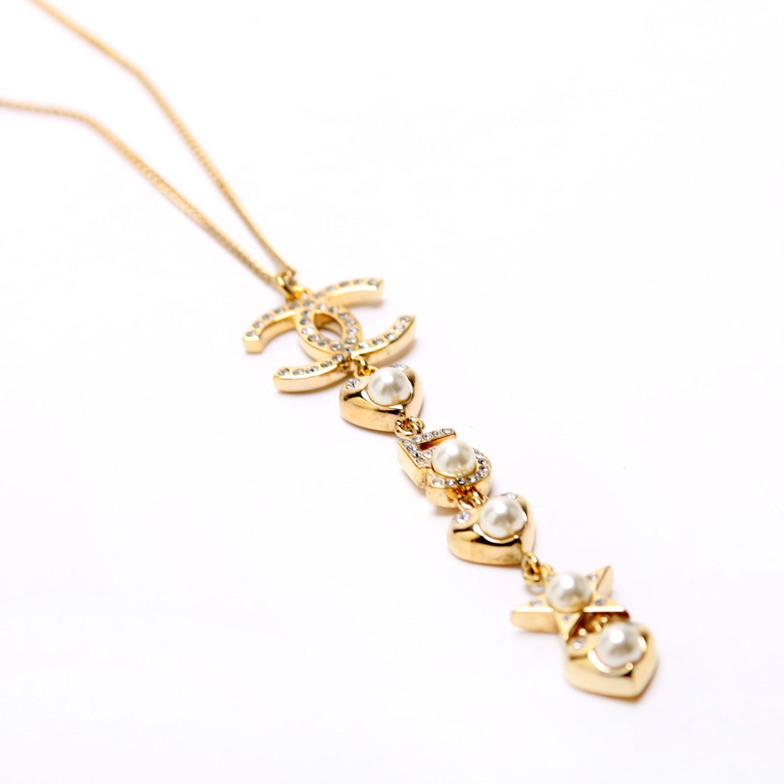 Chanel Crystal CC Charms Drop