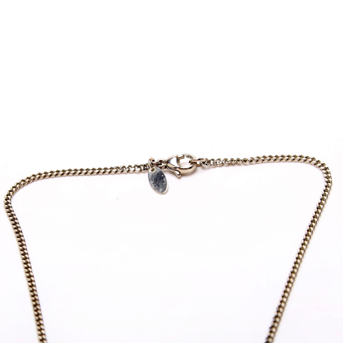 Chanel Crystal CC Heart Pendant