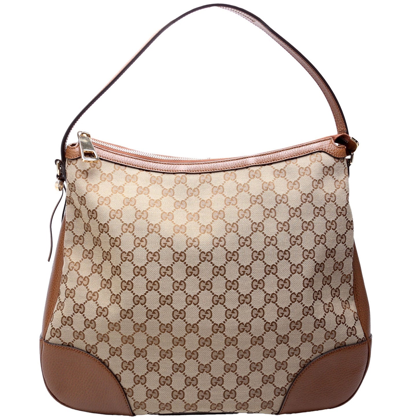 Gucci GG Bree Canvas Brown Shoulder Bag
