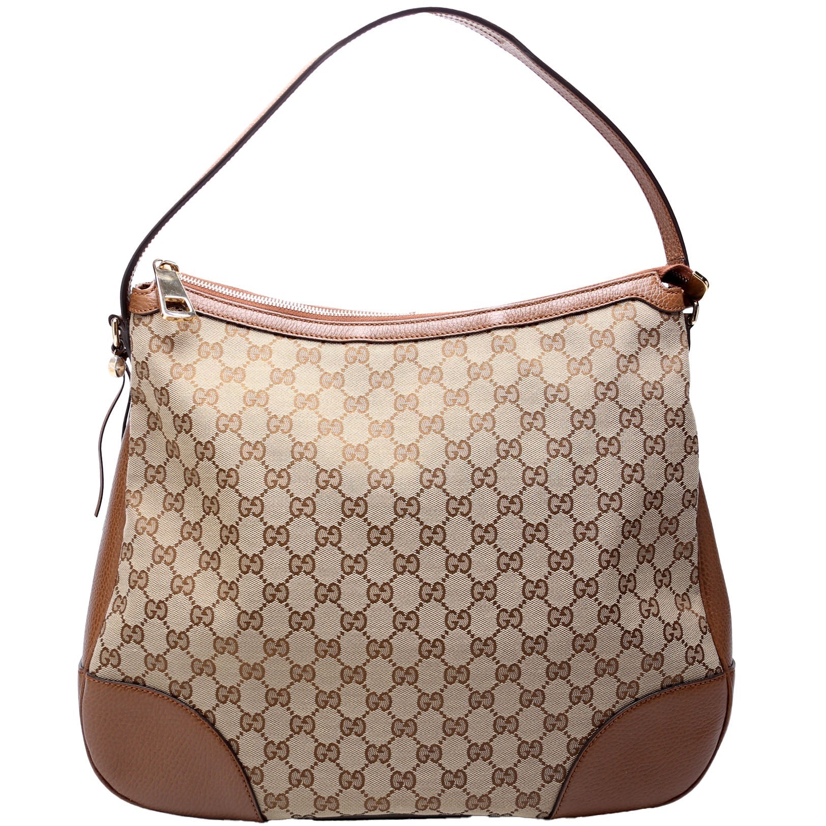 Gucci GG Bree Canvas Brown Shoulder Bag