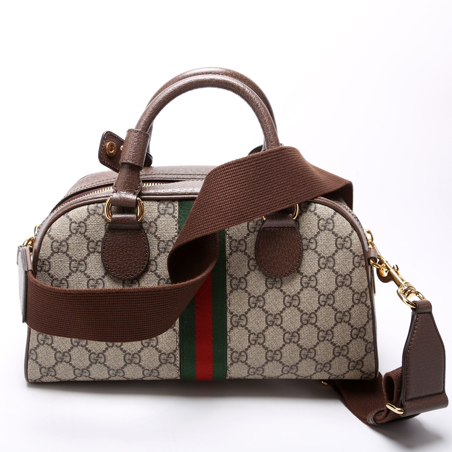 Gucci Ophidia Savoy Top Handle Travel Bag