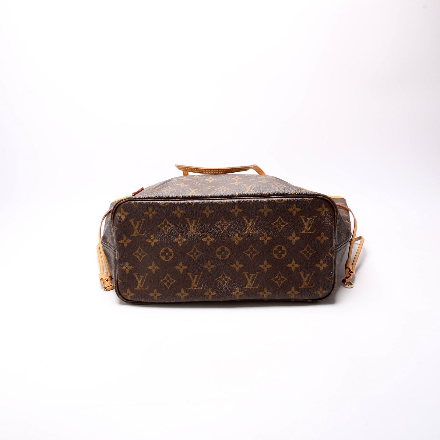 Louis Vuitton Neverfull MM Monogram Brown Beige Tote Bag