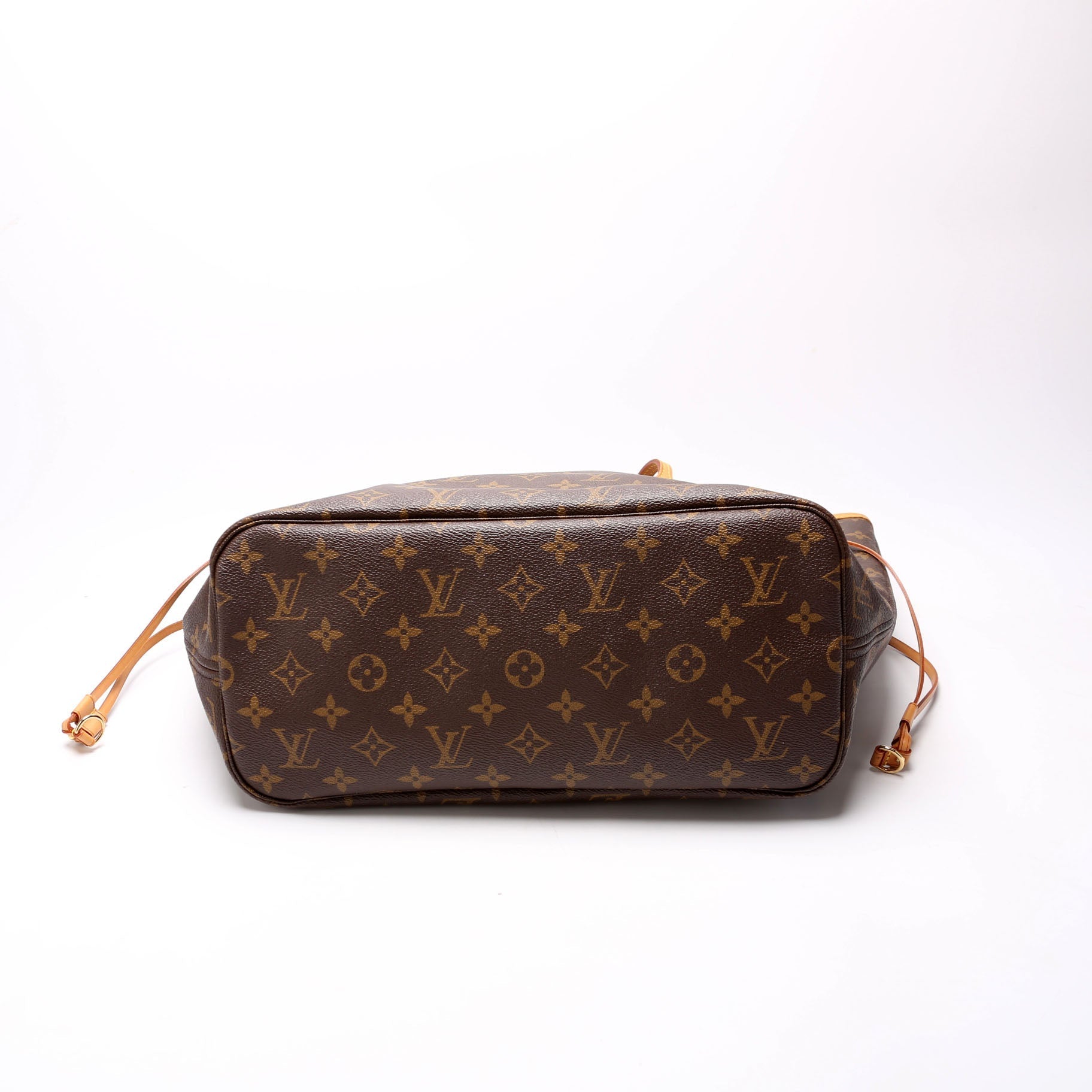 Louis Vuitton Neverfull MM Baige Monogram Brown Tote Bag