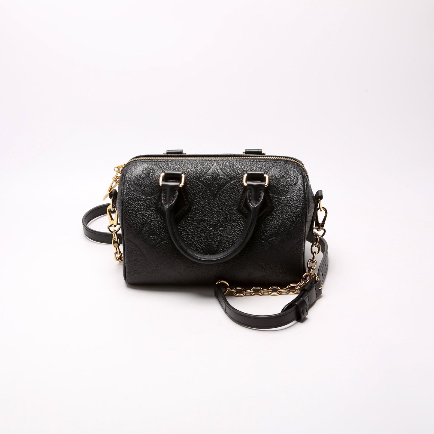 Louis Vuitton Speedy 20 Bandouliere NM Black Empreinte Handbag