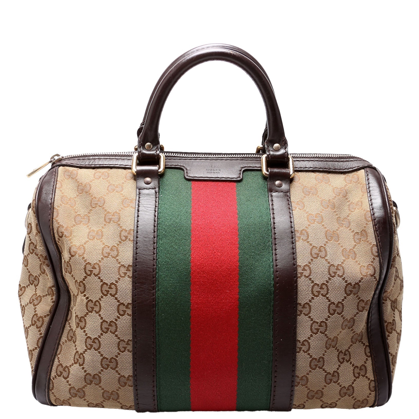 Gucci Boston Canvas Travel Bag Canvas 18