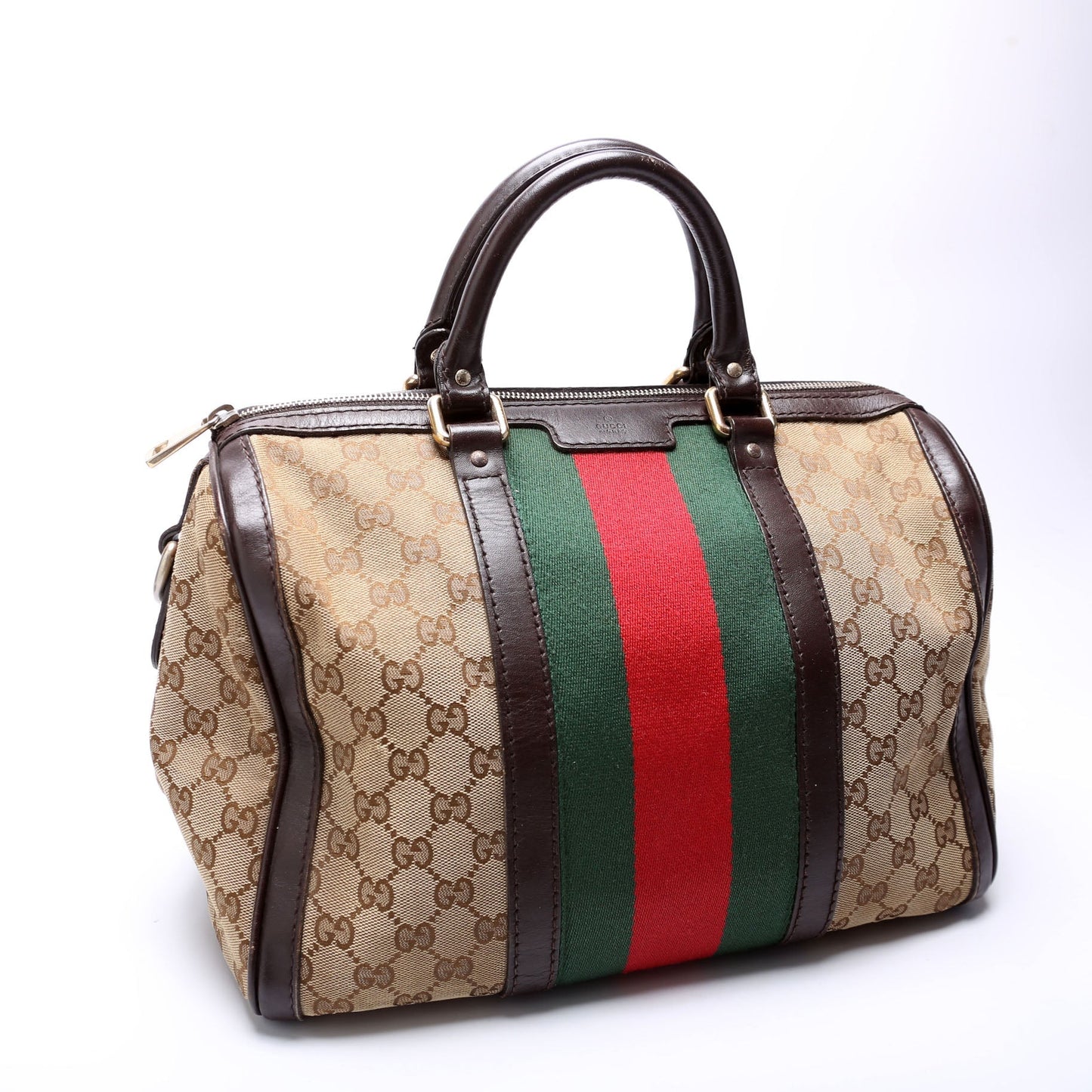 Gucci Boston Canvas Travel Bag Canvas 18