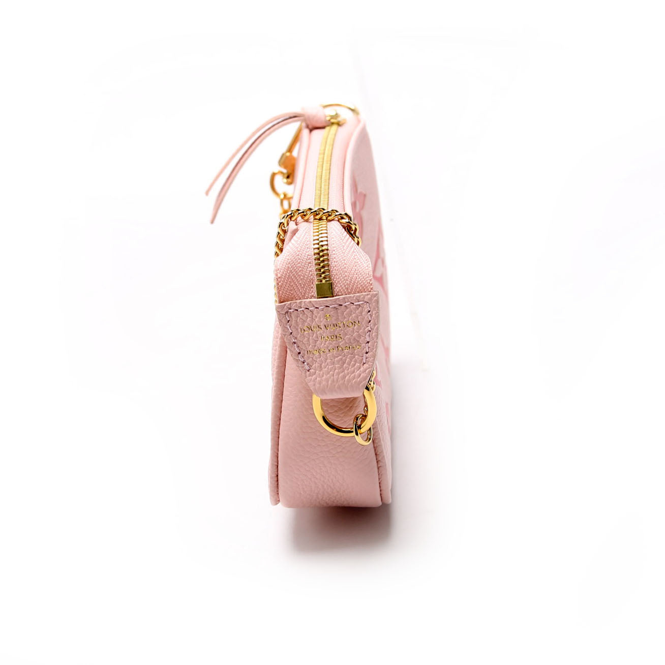 Louis Vuitton Pochette Accessories By Pool Empreinte Pink Clutch Bag