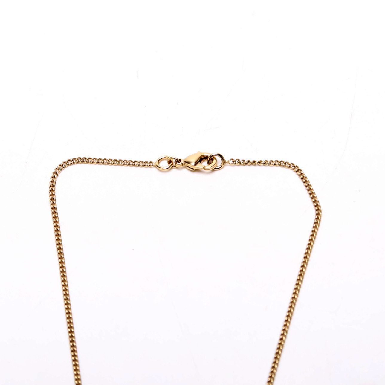 Chanel Crystal Bow CC Pearl Drop Necklace Gold